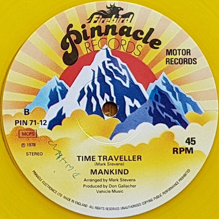 PIN 71-12 Doctor Who (Cosmic remix) Ron Grainer / Mark Stevens / Mankind from the BBC records and Tapes library Label